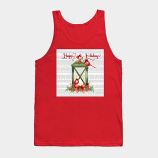 Red Cardinal Christmas Beauty C1 Tank Top